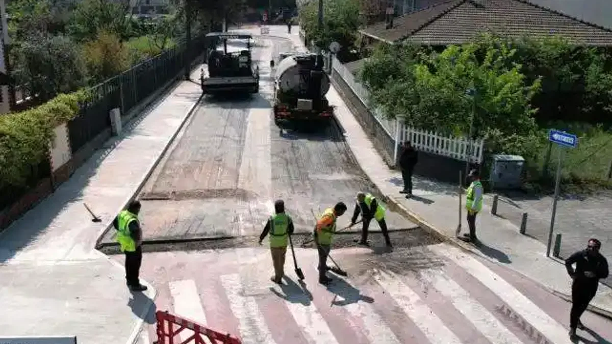 Kocaeli Başiskele sahilinde trafik ve yaya düzenine yenileme