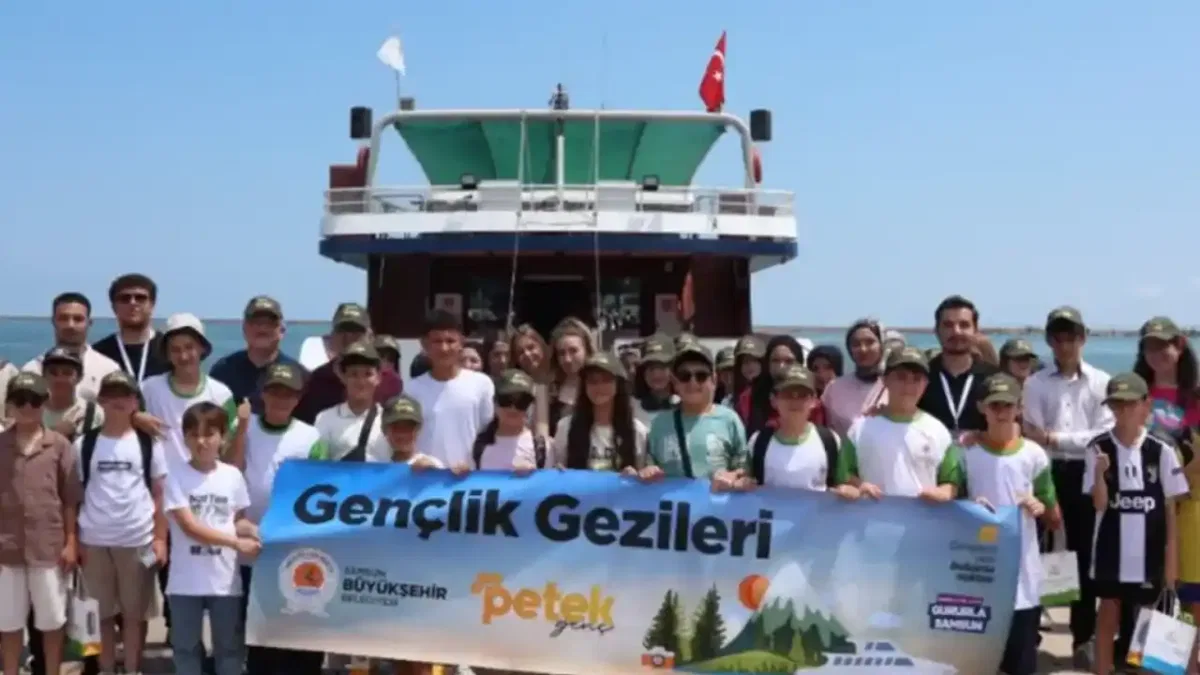 Samsun’da gençler doğa ve kültürle buluşuyor