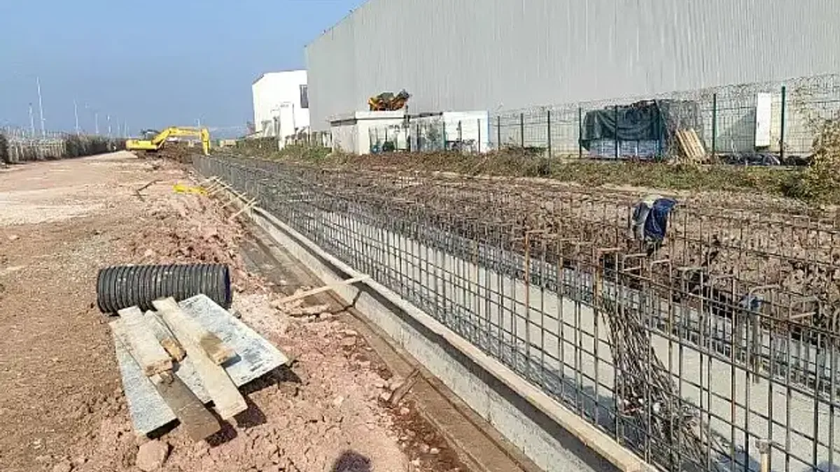 Kocaeli Başiskele'de 'U kanal' yapımı