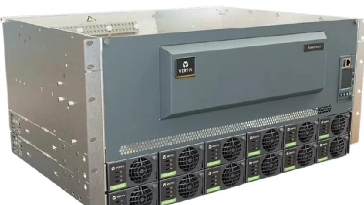 Vertiv, EMEA Bölgesinde Yeni Nesil Ağlar İçin Yüksek Verimli DC Güç Sistemini Tanıttı