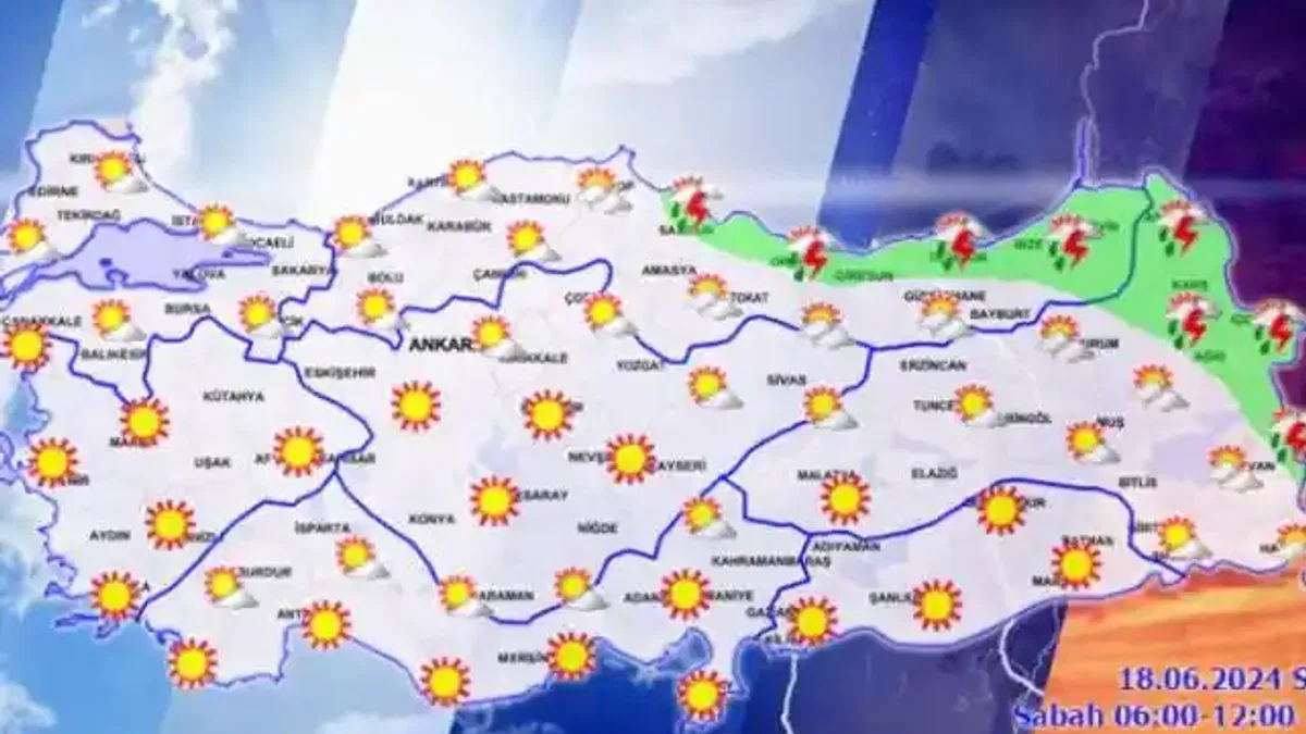 Yurtta bugün hava nasıl olacak? Orta Karadeniz ve Akdeniz'in Toroslar kesimi sağanak yağışlı