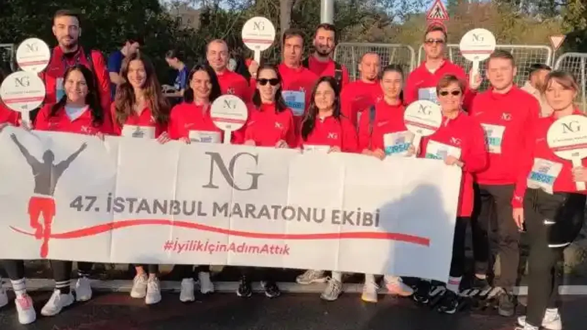 NG Grup 47. İstanbul Maratonu’nda  Adımlarını Yeniden İyilik İçin Attı