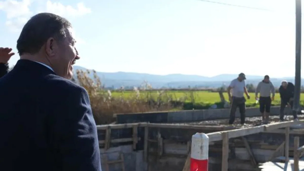 Muğla Milas'ta iki mahalleyi bağlayacak köprü şekilleniyor