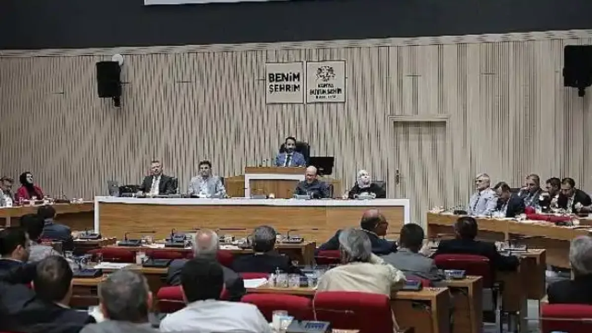 Konya Büyükşehir Meclisi'nden Filistin'e Destek Açıklaması