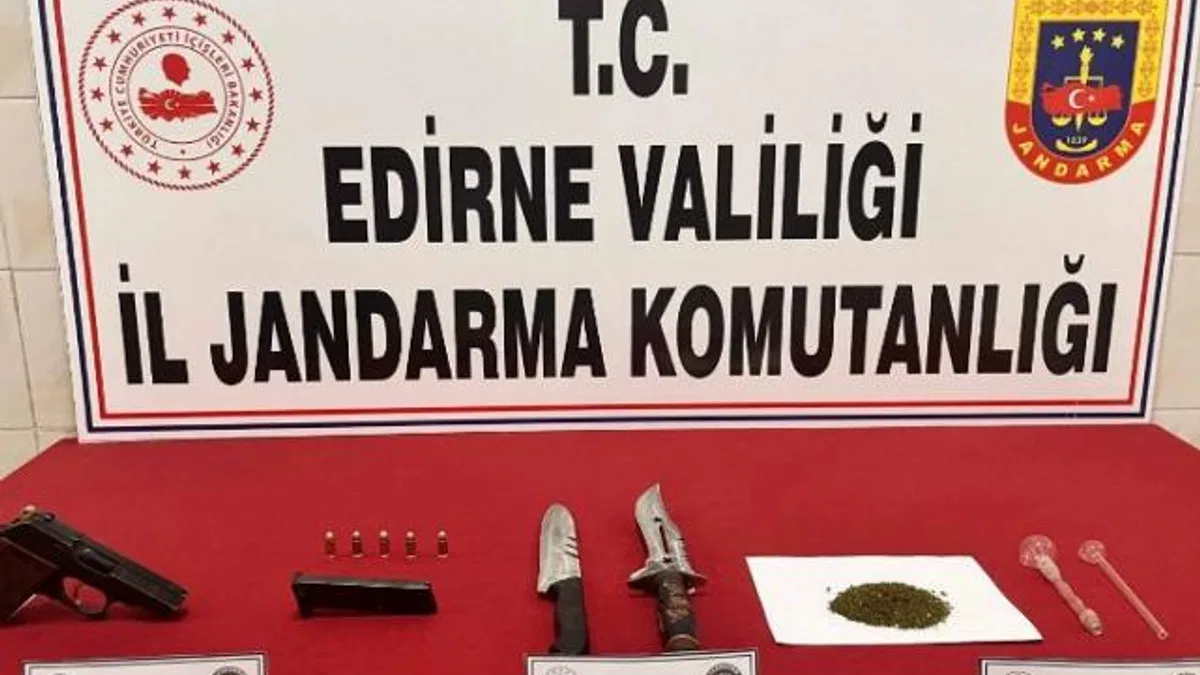 Enez'de kaçakçılık operasyonu