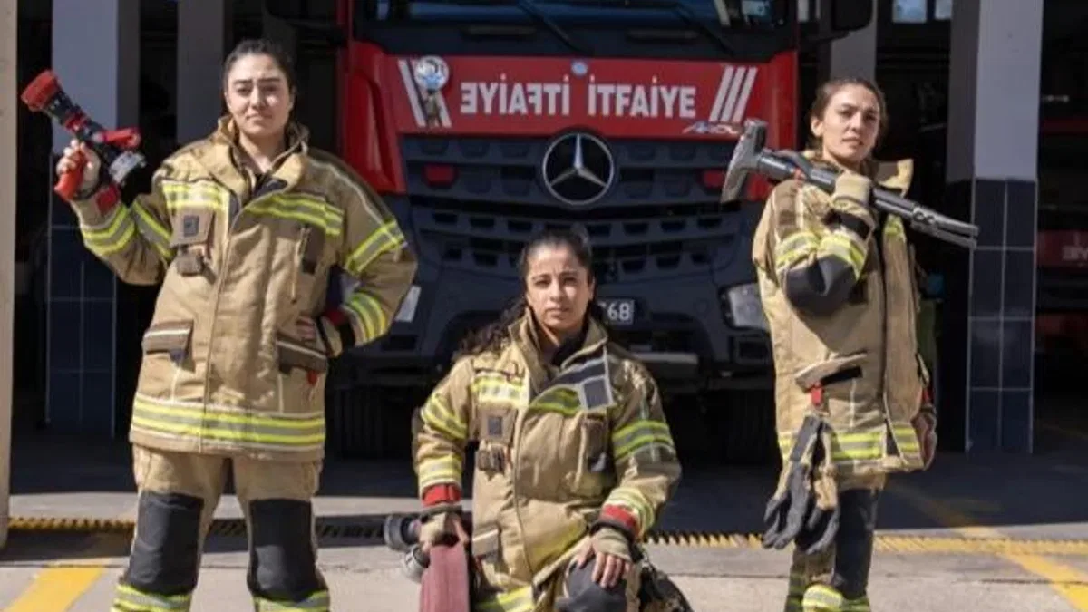 Diyarbakır İtfaiyesi'nde kadınlar tabuları yıkıyor