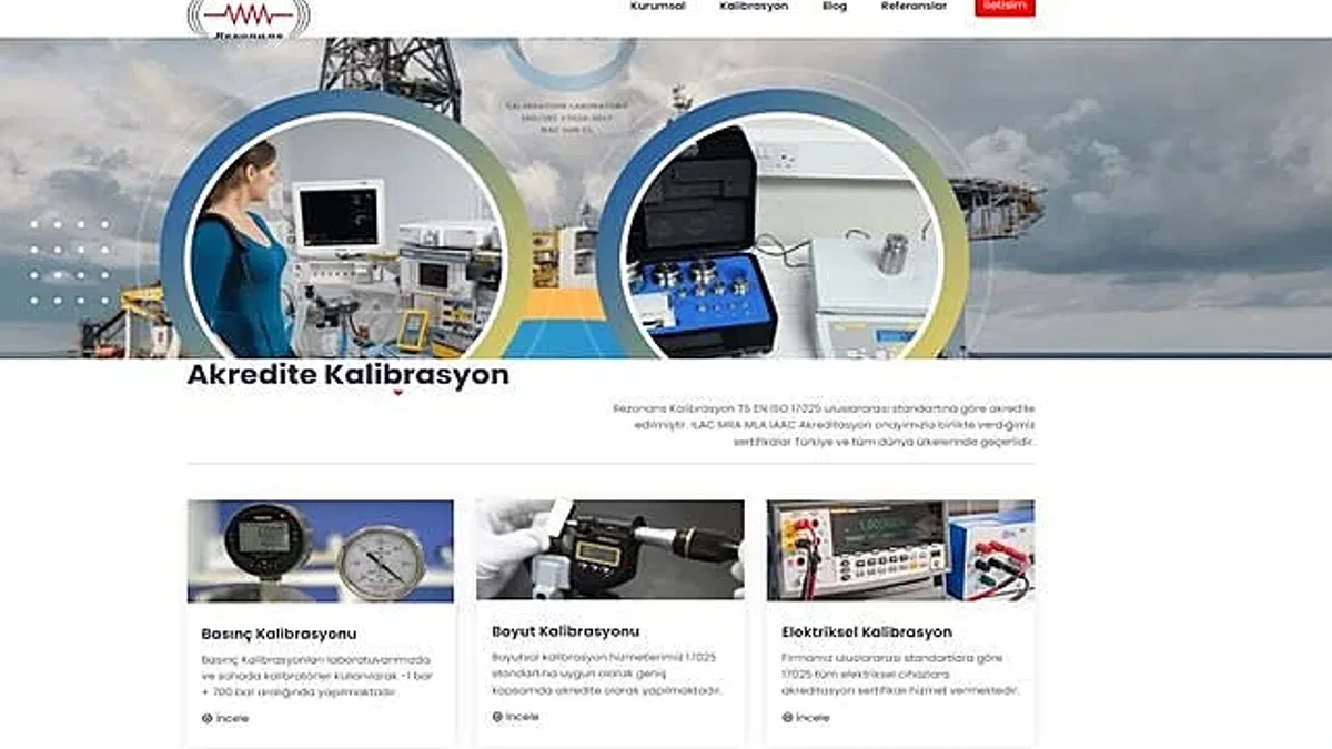 Türkak Onaylı Akredite Kalibrasyon ile Endüstride Güvenin Adı