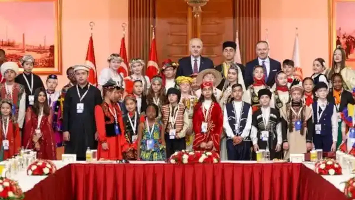26 ülkeden dünya çocukları TBMM'de