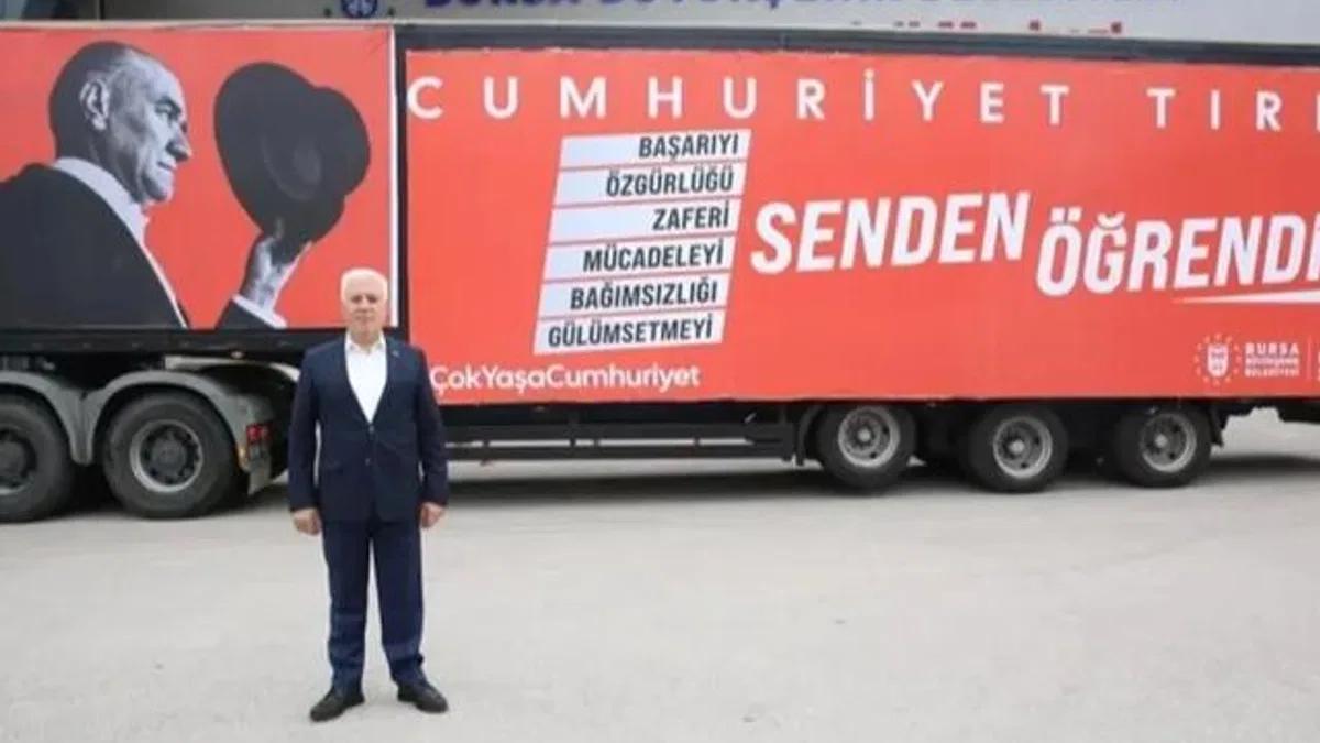 Bursa Büyükşehir Belediyesi, Cumhuriyetin 101’nci yılını görkemli kutluyor