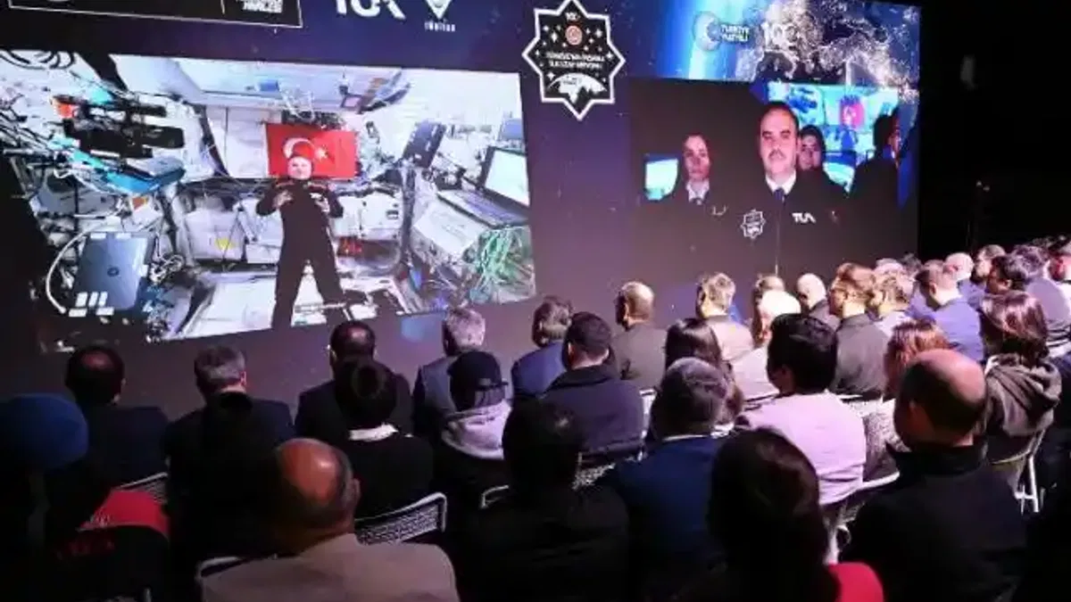 Uzayla canlı bağlantı Bursa GUHEM'den kuruldu