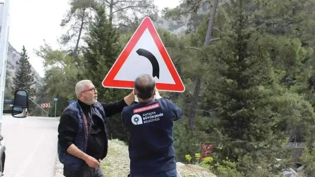 Antalya’da yayla yolları yenileniyor