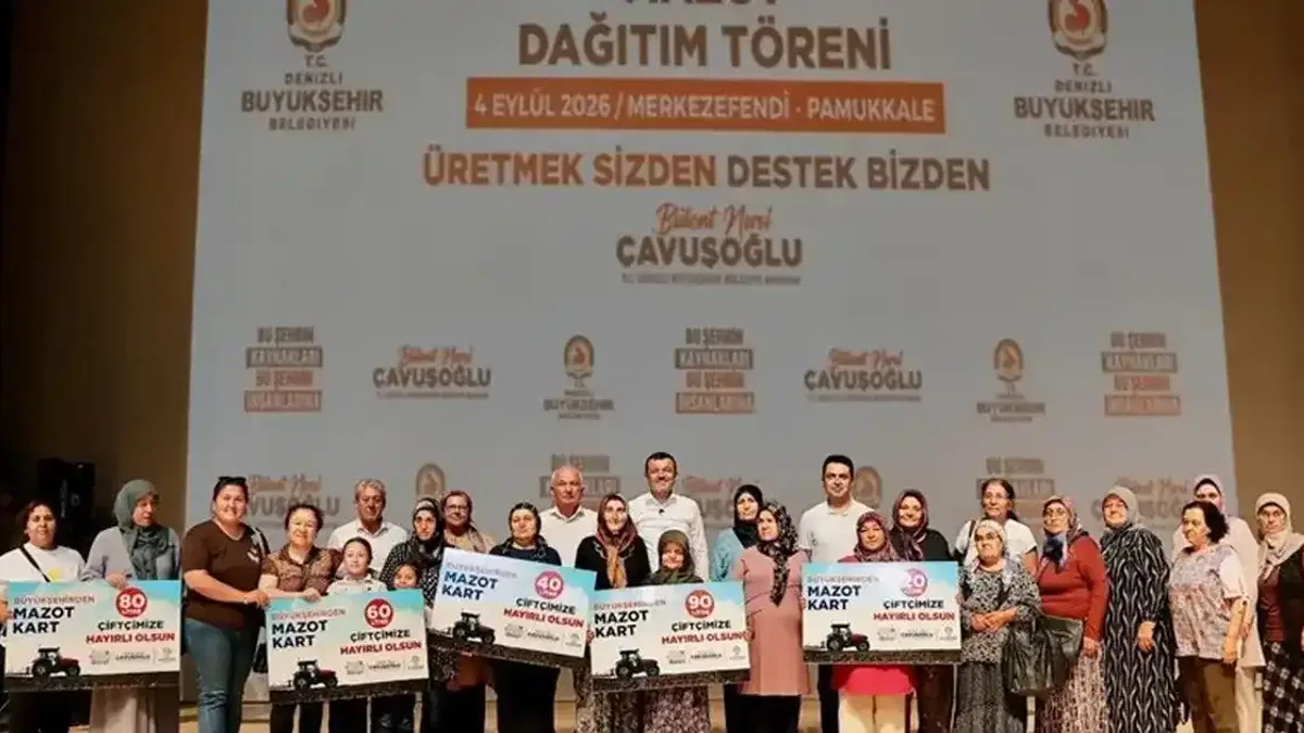 Denizli’de üreticiye mazot desteği tamamlandı
