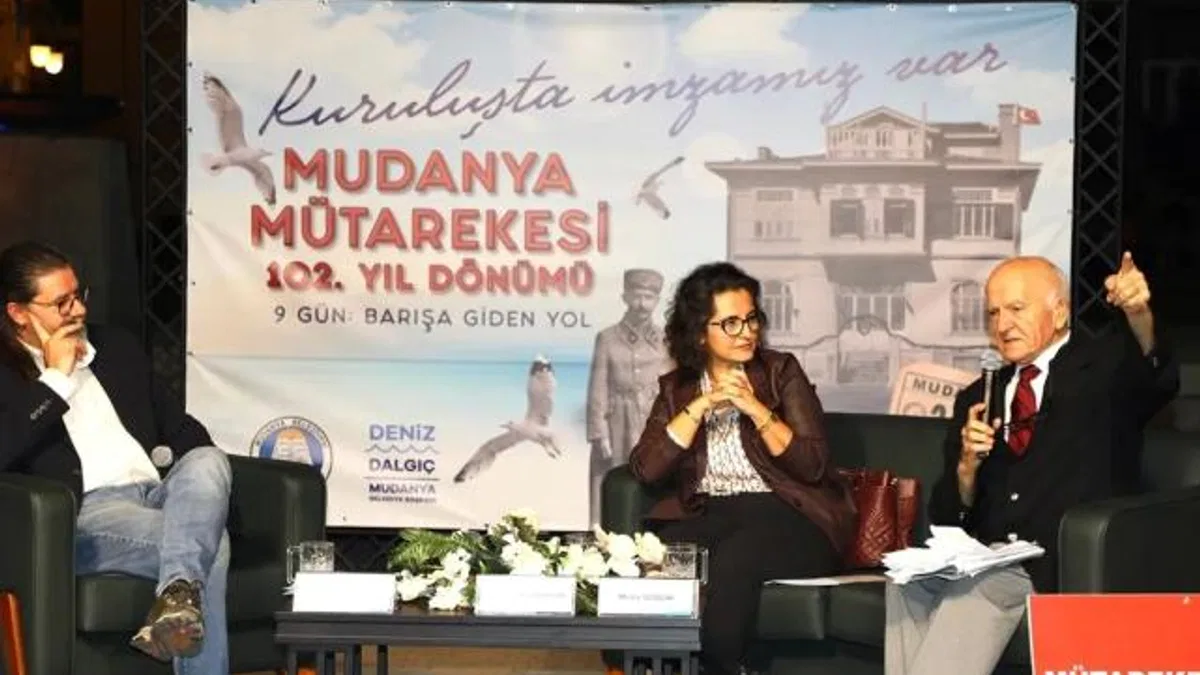 Mütareke Günleri söyleşi ile Mudanyalılar zaman yolculuğuna çıktı