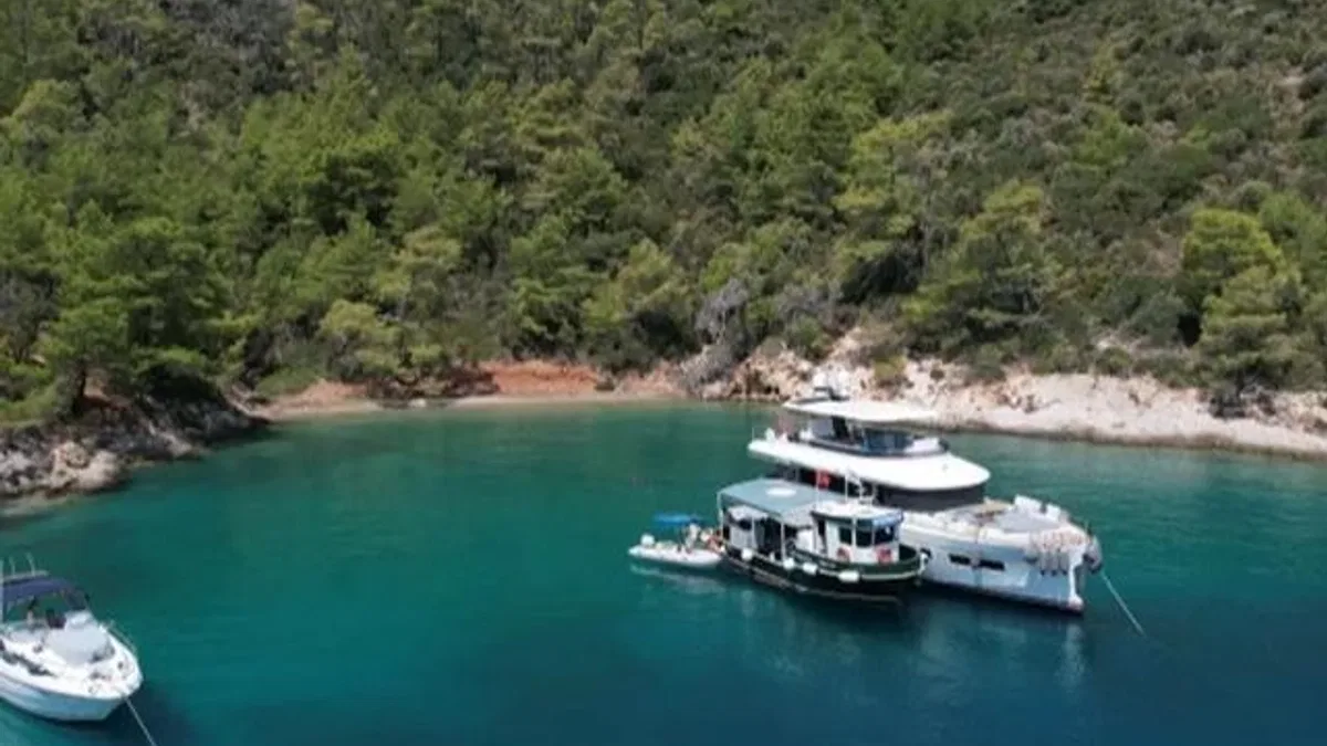 Muğla'da teknelerden 5 milyon litre atık su