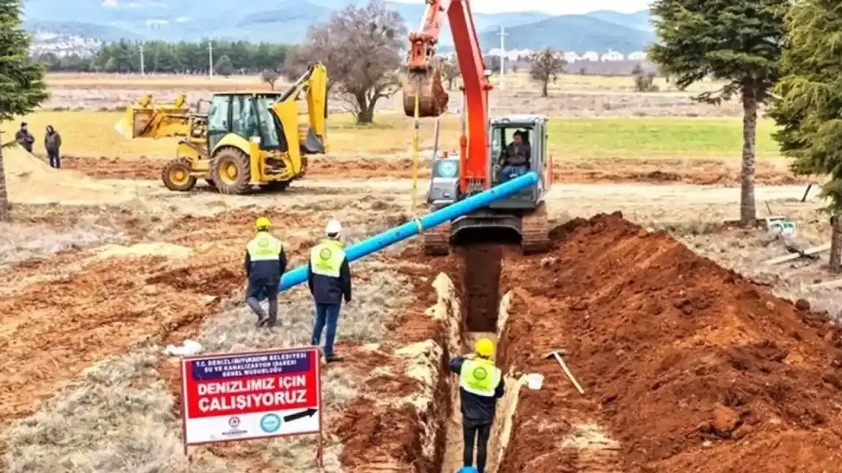 Denizli Acıpayam’da asbestli borular tarihe karışıyor