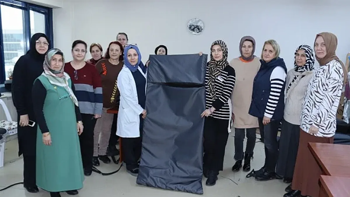 İzmitli kadınlar uyku tulumu üretiyor