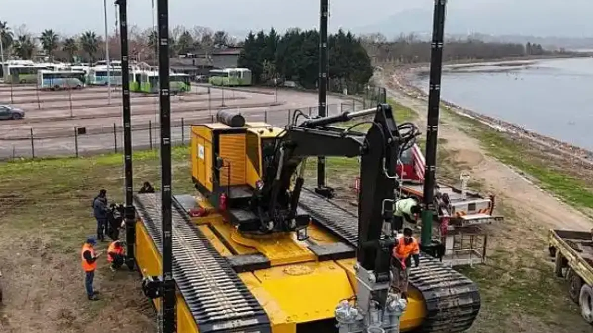Körfez'in temizliği için yüksek kapasiteli amfibi araç alındı; Körfez'in temizliği için takviye güç