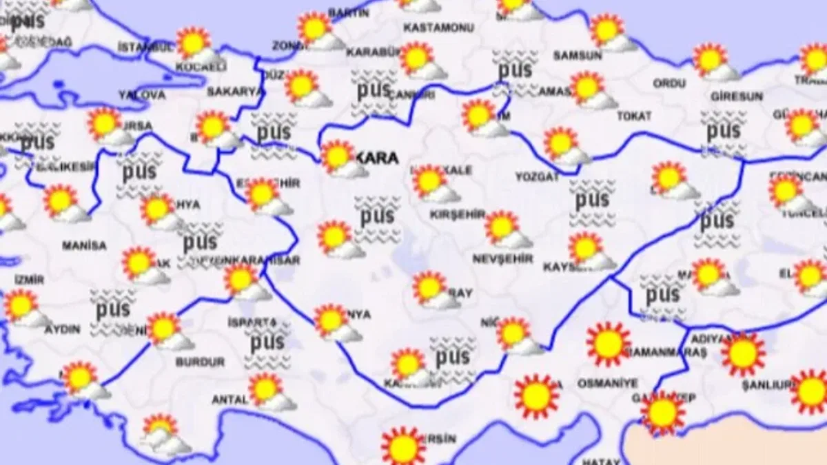 Yeni yılın ilk gününde hava nasıl olacak?