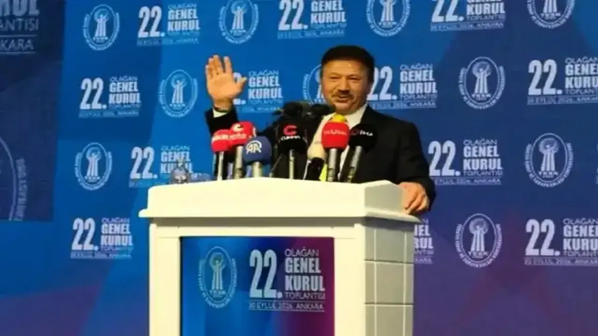 TESK Genel Başkanlığına tek listeyle Mehmet Yiğiner seçildi