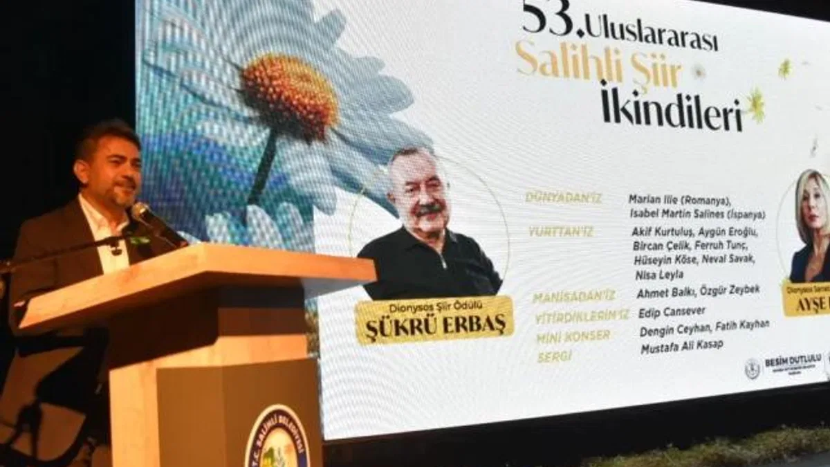 Uluslararası Şiir İkindileri ile Manisa’da sanat rüzgarı esti
