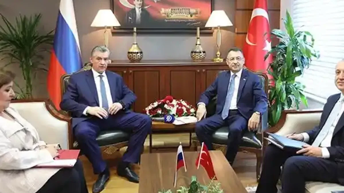 Fuat Oktay Rus mevkidaşıyla görüştü