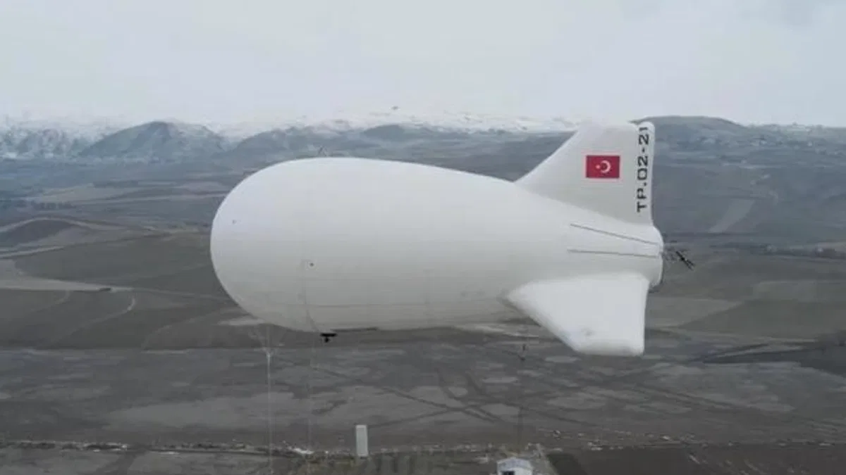 Yerli aerostat GÖKÇERİ 'Uçan karakol' görevde