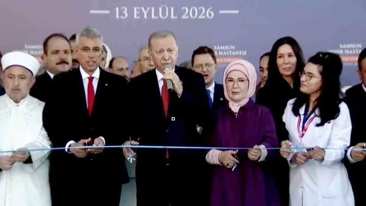 Samsun Şehir Hastanesi hizmete açıldı...  Samsun'a 17 milyar liralık yatırım