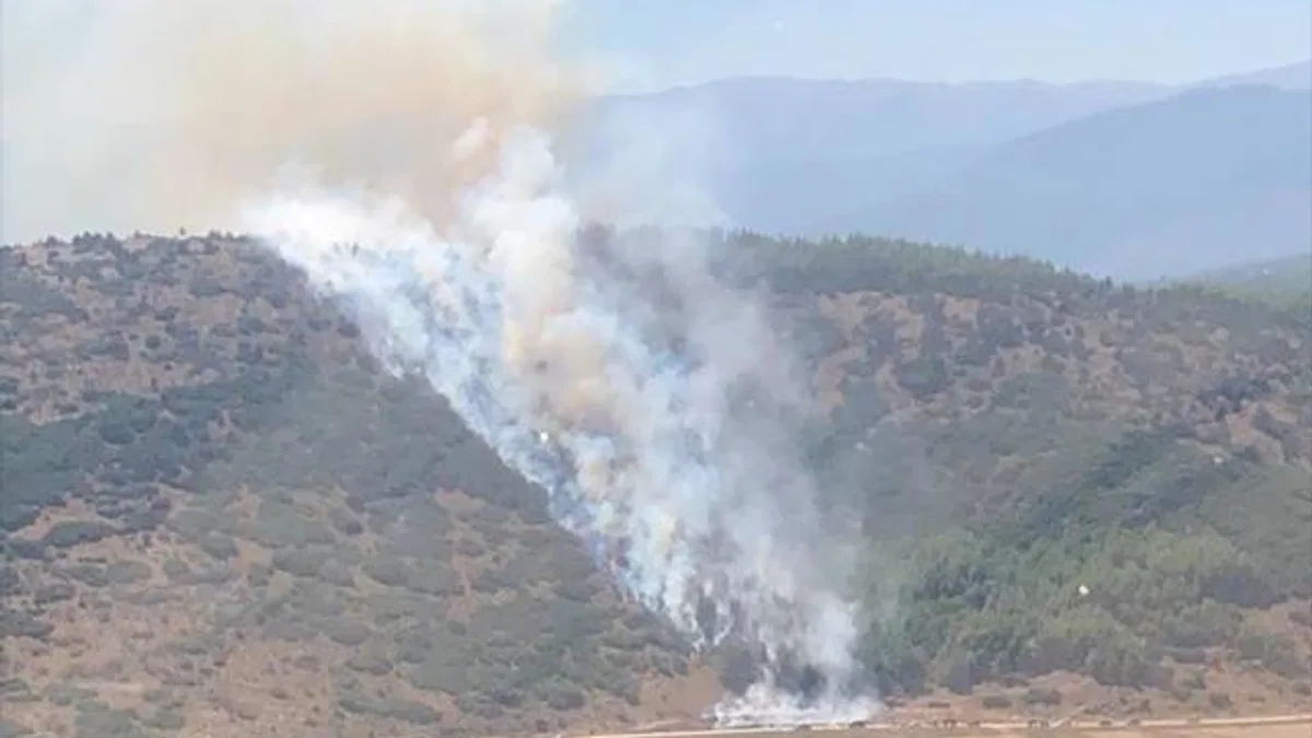 Burdur'da çıkan orman yangını kontrol altına alındı