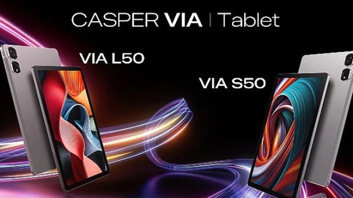 Casper 2025 Yılına Damga Vuracak İki Yeni Tableti VIA L50 ve VIA S50'yi Satışa Sundu!