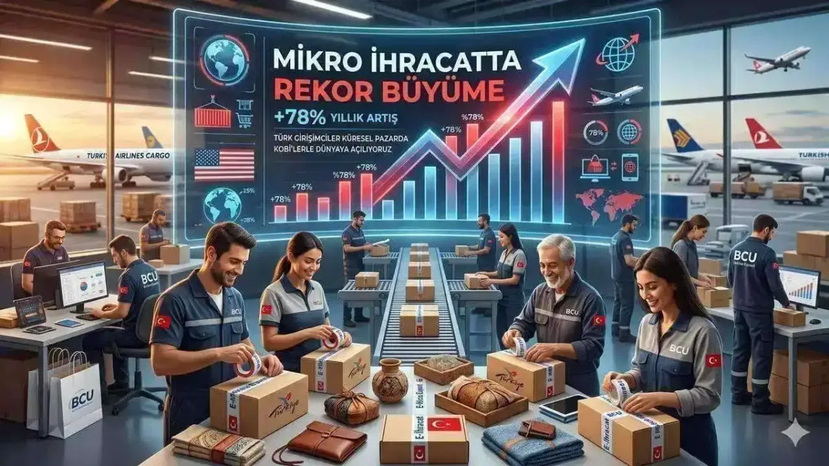 Mikro ihracatta rekor büyüme