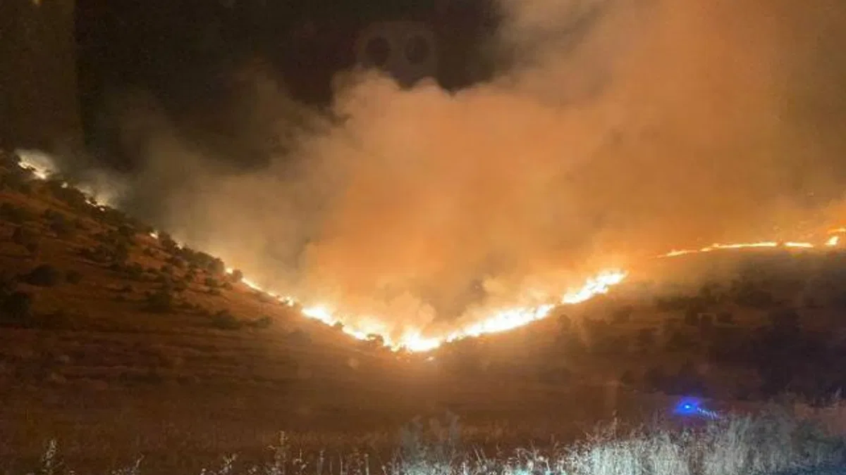 Mardin'de yangın faciası; 1 ölü, 10 yaralı