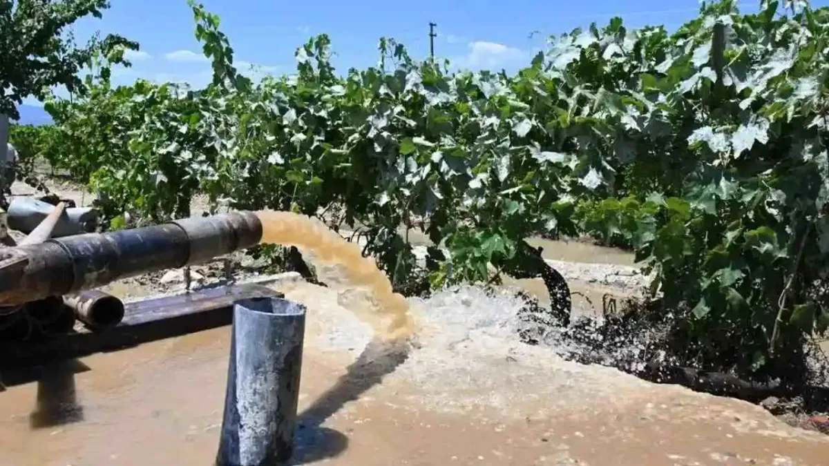 Manisa Büyükşehir'den Sarıgöl çiftçisine can suyu
