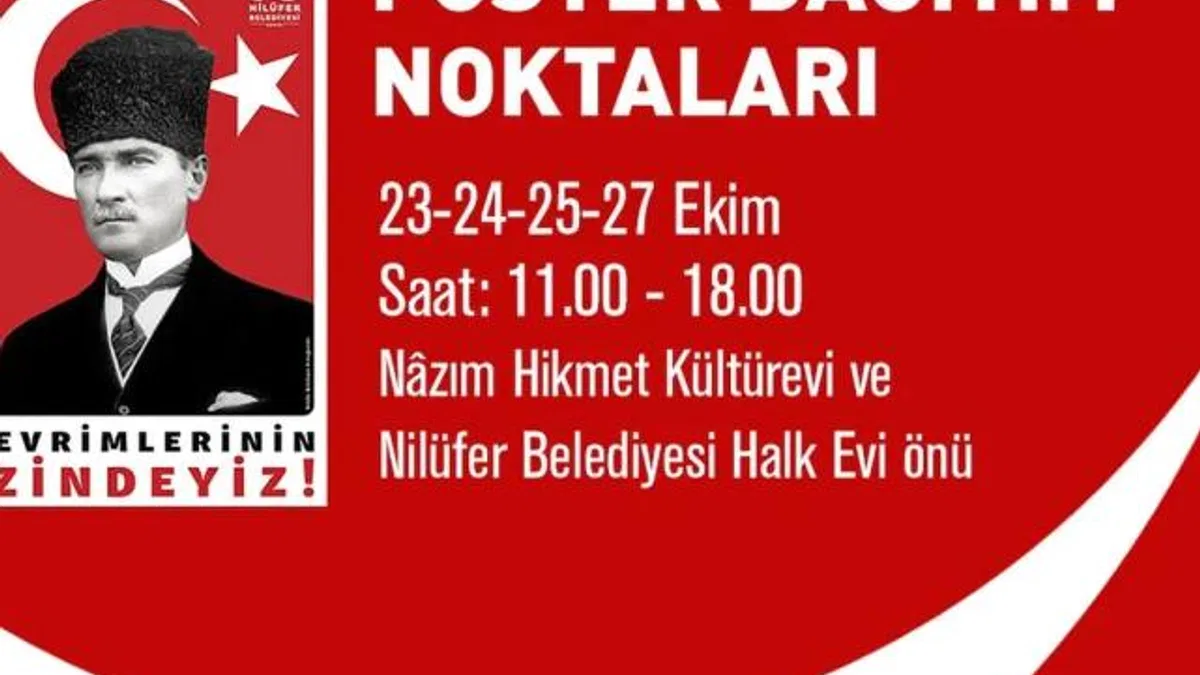 Cumhuriyet Işığı Yine Nilüfer’den Yükselecek