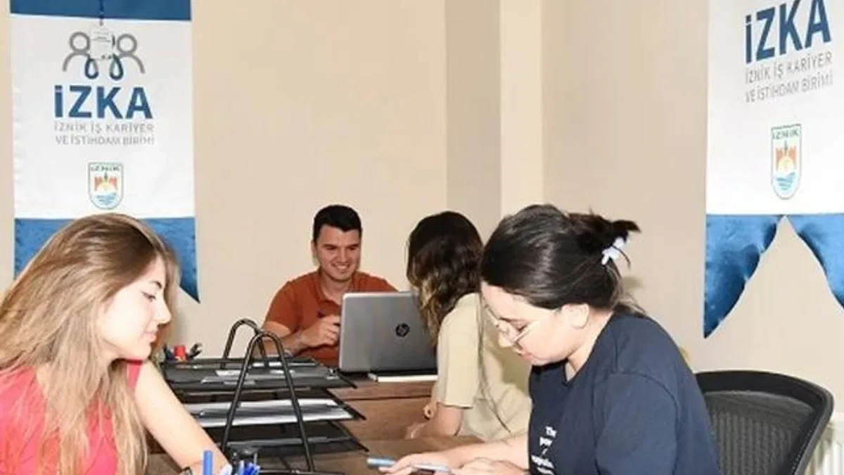 Bursa İznik'te İZKA Ofisi iş başında