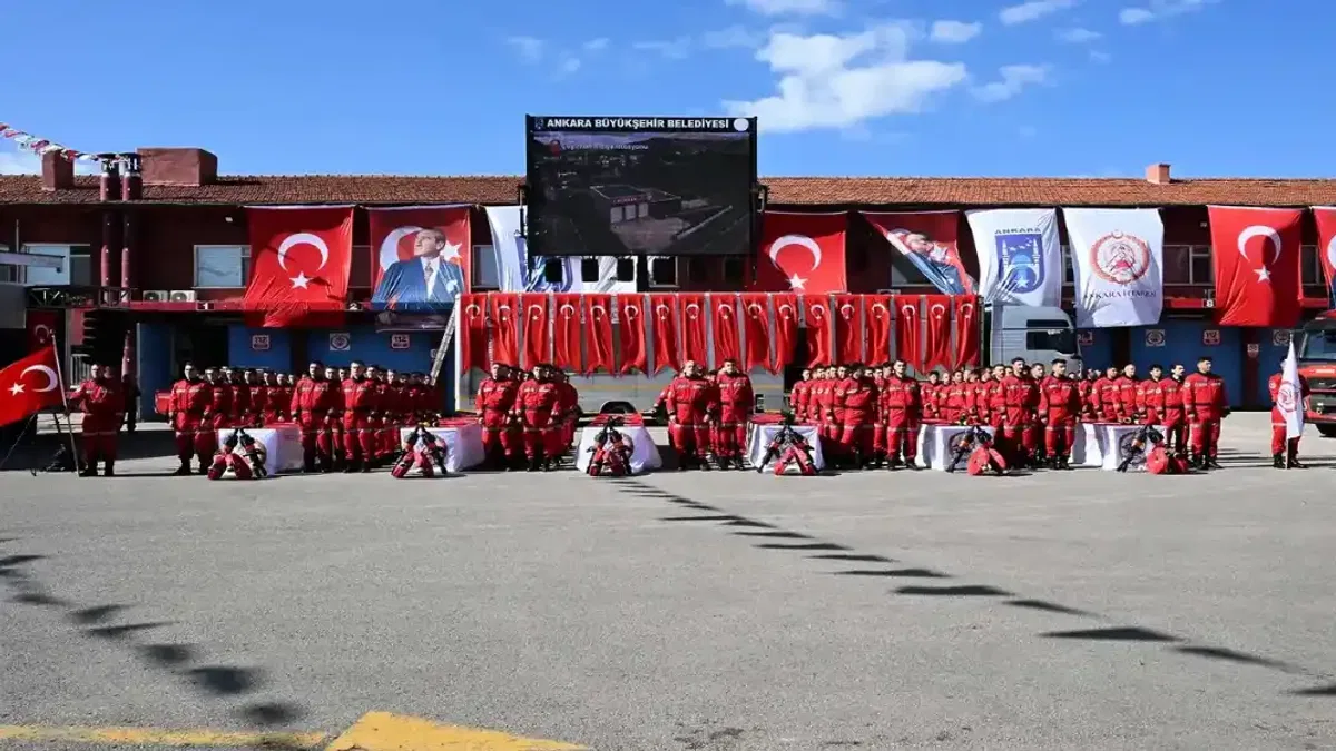 Ankara'da 100 itfaiye eri yemin etti