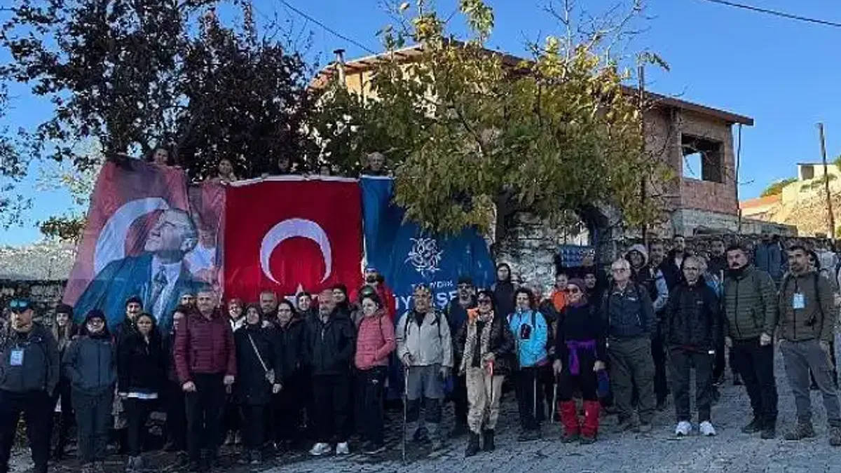 Aydın Büyükşehir Belediyesi'nin doğa yürüyüşleri devam ediyor