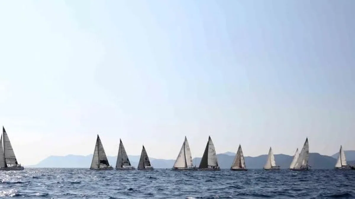 Göcek’in mavi sularında 'dostluk' kazandı