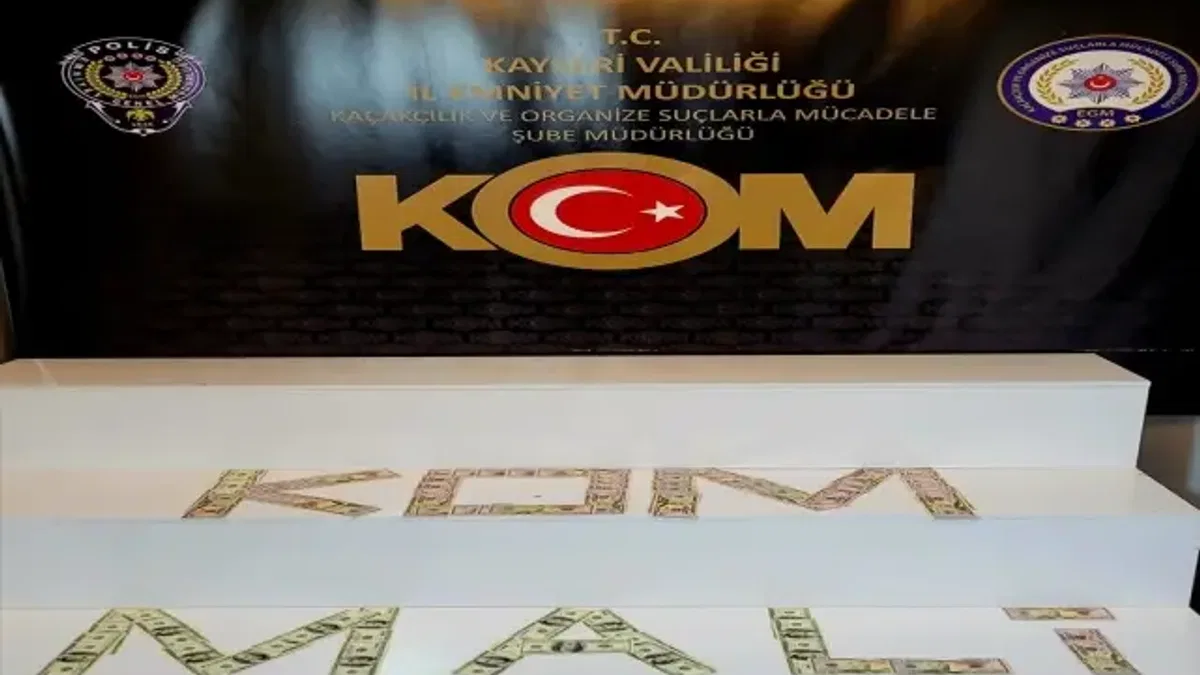 Kayseri'de sahte para operasyonunda 2 şüpheli yakalandı