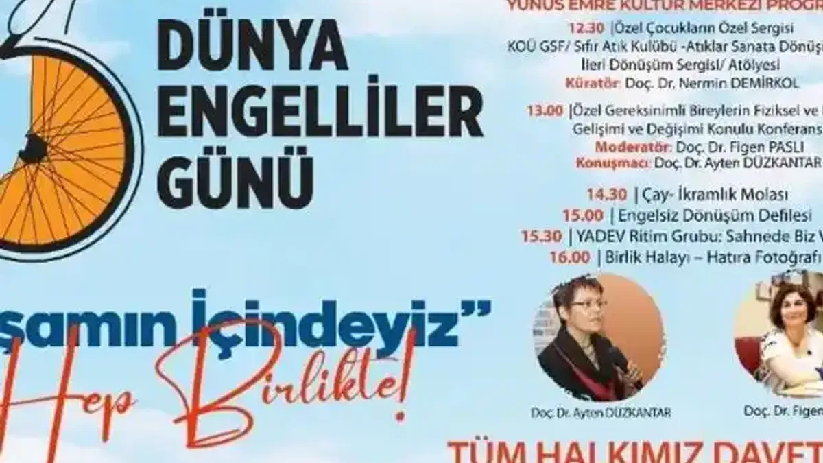 İzmit’te 3 Aralık İçin Anlamlı Buluşma