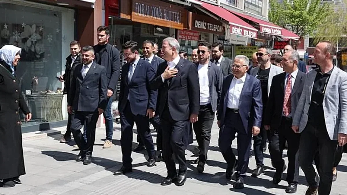 Kayseri protokolünden esnaf ziyareti