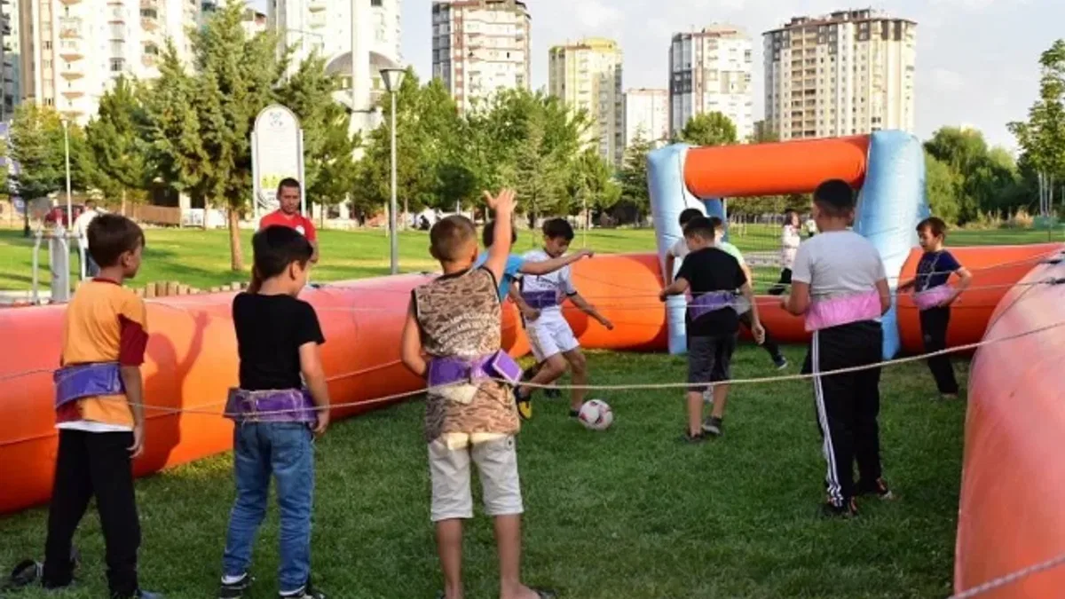 Kayseri'de 'Bizim Mahalle'de spor var!