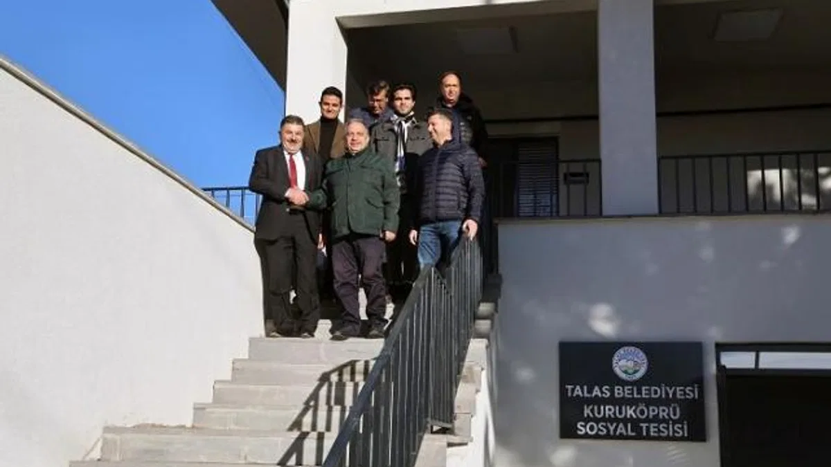 Kayseri Talas Kuruköprü'ye yeni sosyal tesis