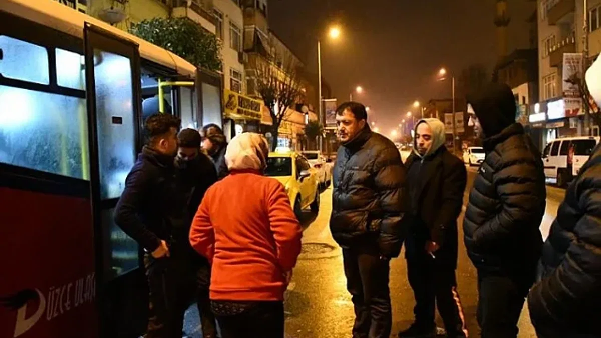 Deprem bölgesinden ikinci kafile Düzce'de