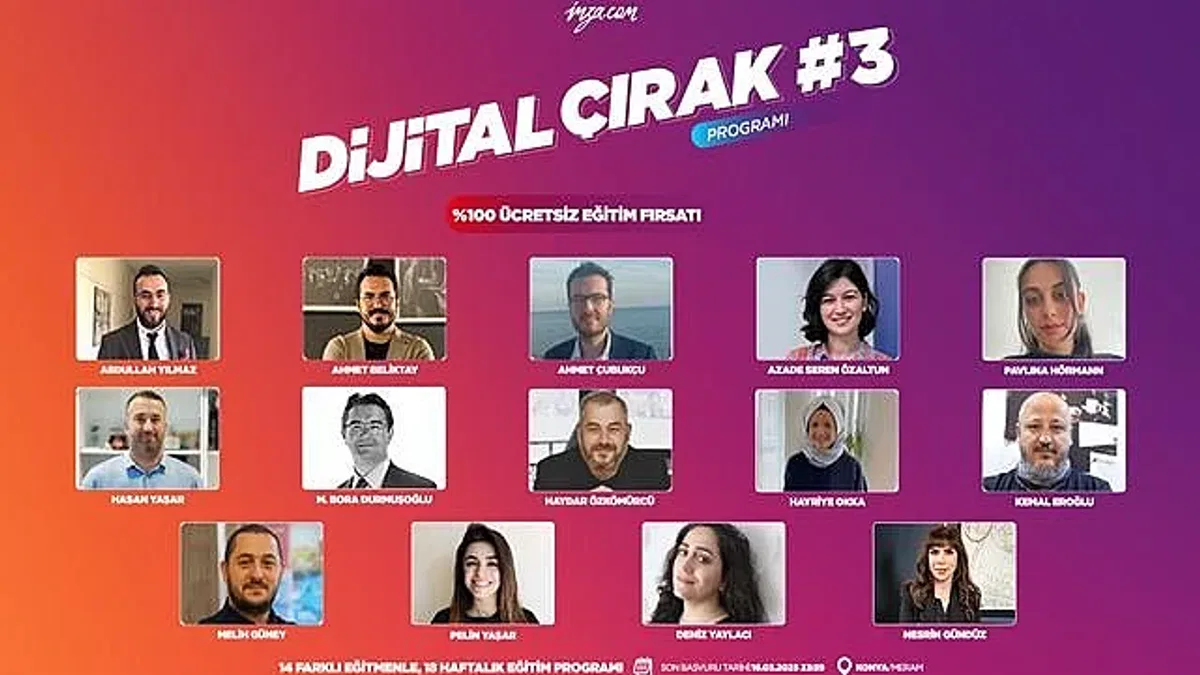 Dijital Çırak Programı Konya'da Yeni Katılımcılarını Bekliyor!