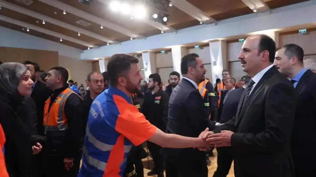 Konya’da Büyükşehir ve KOSKİ’de bayramlaşma
