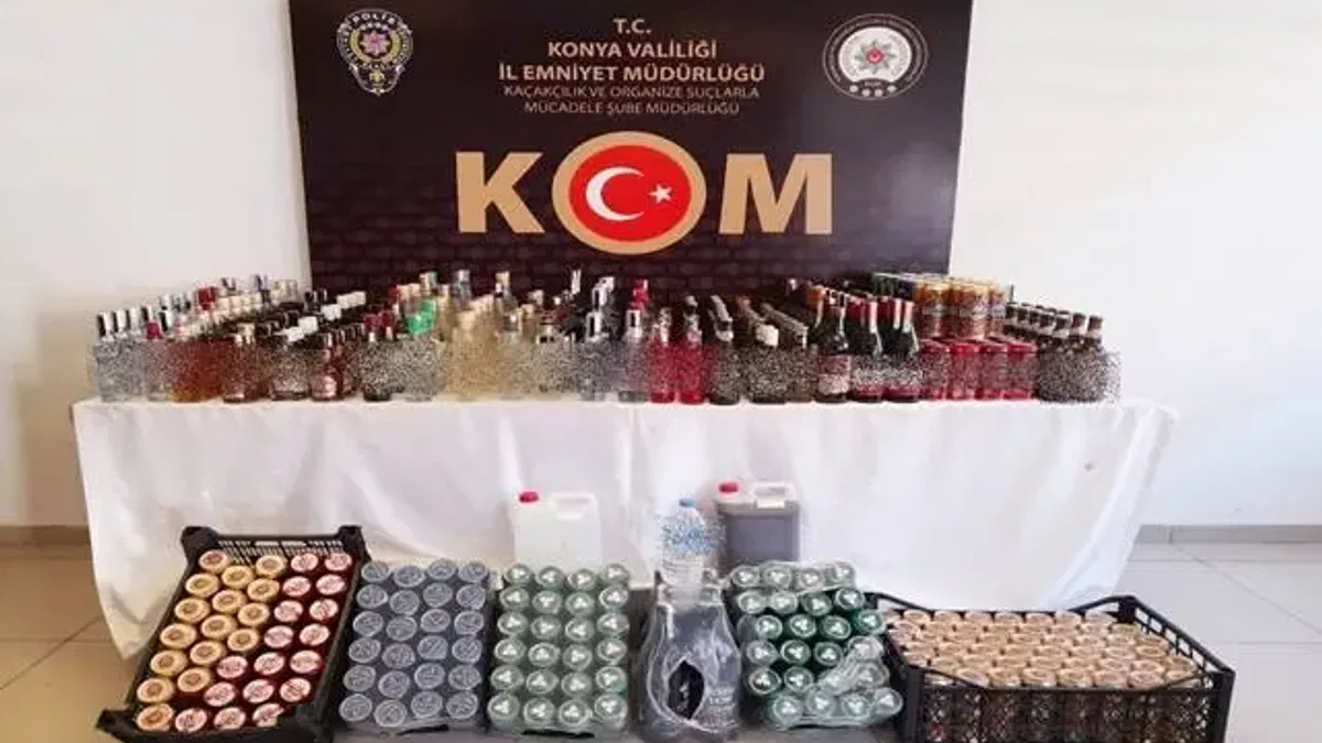 Kaçak içki operasyonu: 9 gözaltı
