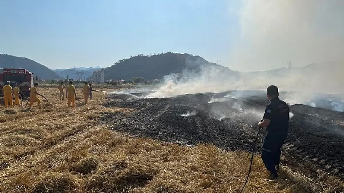Muğla'dan anız yangınlarına karşı uyarı