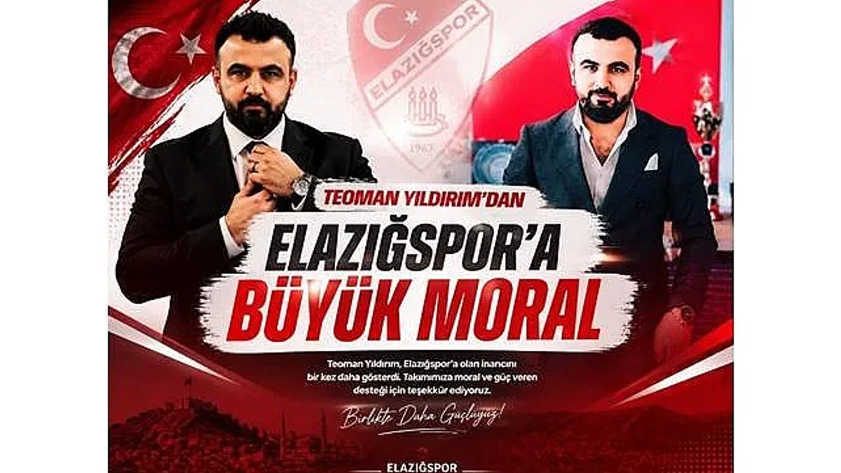 Teoman Yıldırım’dan Elazığspor’a Şampiyonluk Öncesi Önemli Hamle