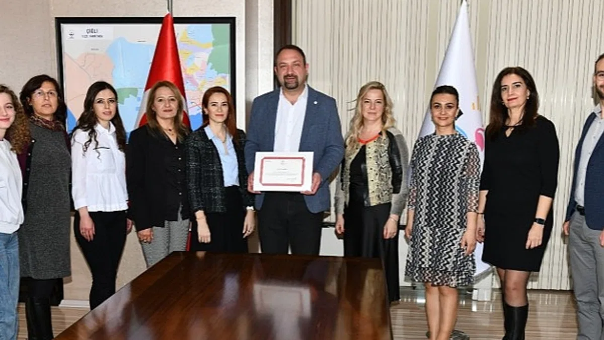 Çiğli Belediyesi İzmir'de "Sağlığı Geliştiren" 3. Belediye Oldu