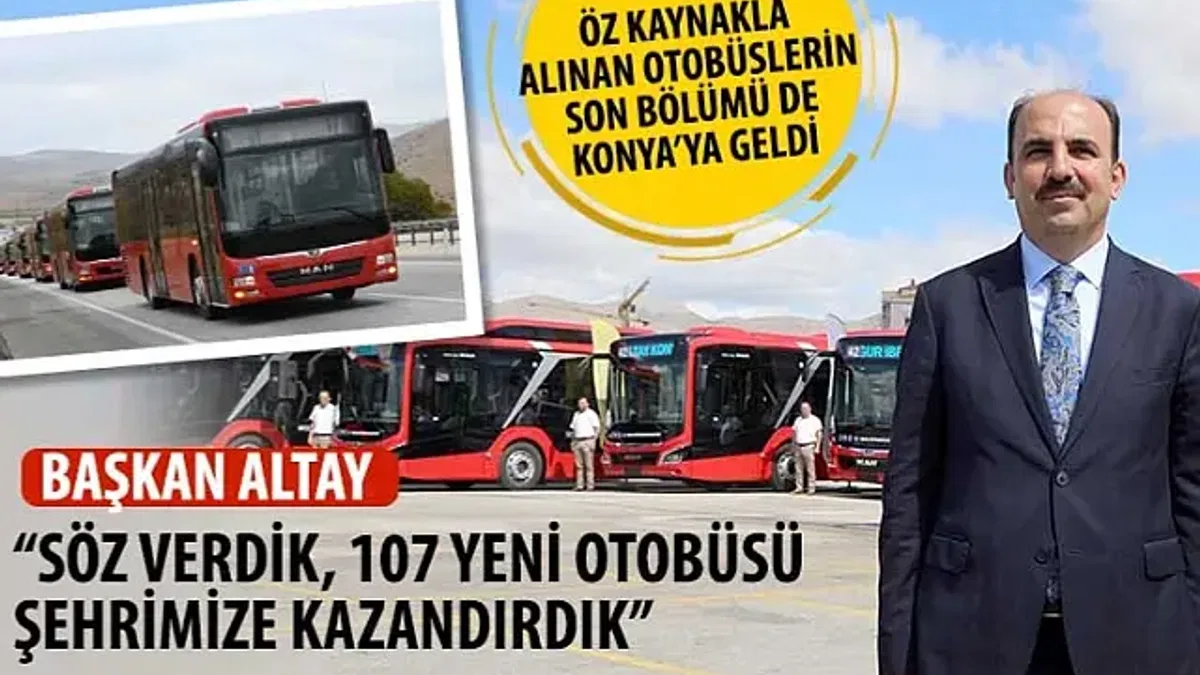 Başkan Altay: '407 milyon 115 bin liraya aldığımız otobüsler şehrimize hayırlı olsun'